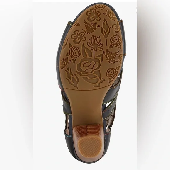Spring Step L'Artiste Women's Icon black Sandals , platform/wedge. Size 9 - Picture 6 of 14